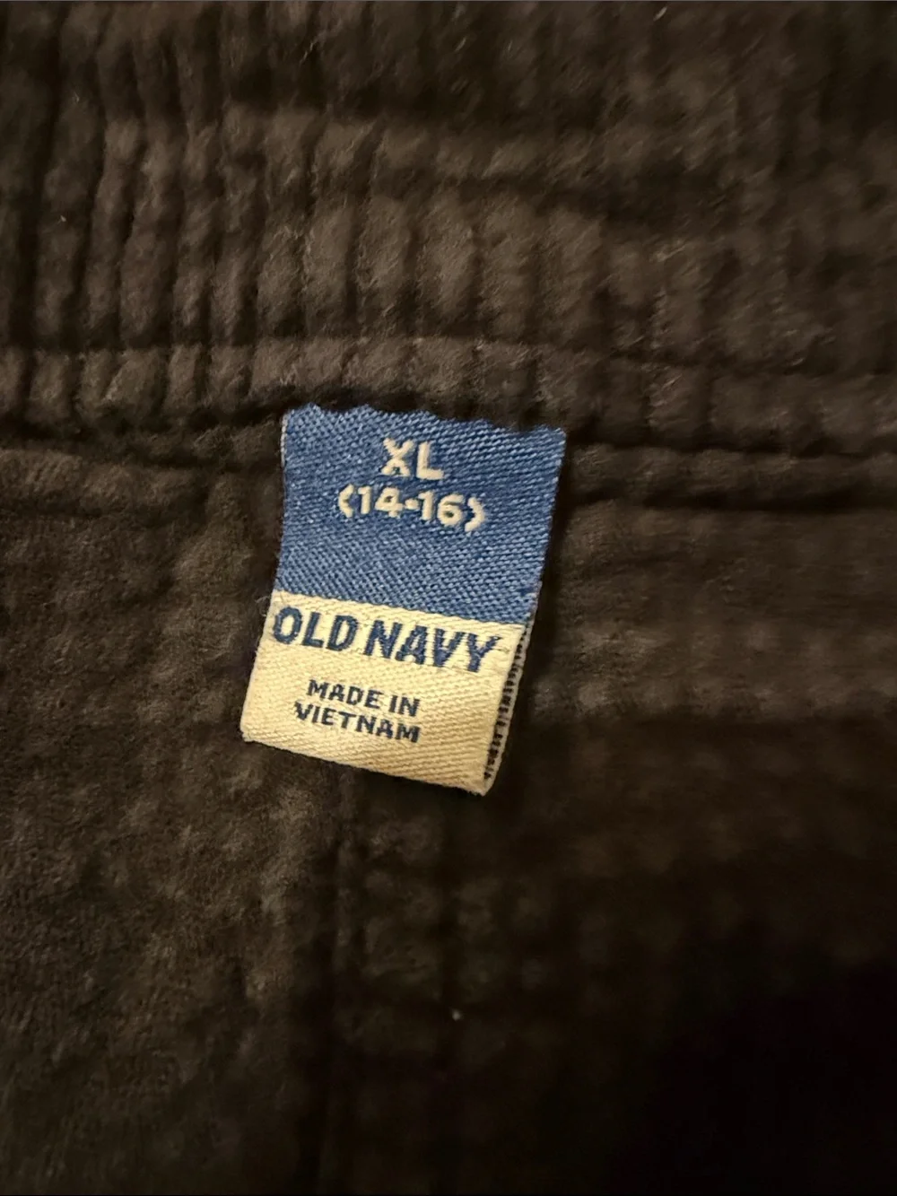 Old Navy Black Corduroy Button-Front Mini Skirt